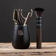 Chinese Kungfu Tea Set Six Gentlemen-Tea Set Tea Ceremony Making Tools Multifunctional Tea Ceremony wood materials Accessories (B-TianFu)