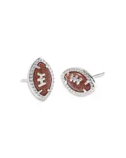 Kendra Scott Goldstone Football Stud Earrings