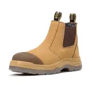 Safety Boots GAMMON Nubuck Leather Ankle Height Elastic Sided PU/TPU Sole