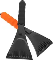 [Yardwe] 2pcs Snow Shovel Tool Convenient Ice Scraper Professional Ice Remover Small Ice Breaking Shovel Professional Ice Scraper Plastic Defrosting Spatula Multifunction re-usable