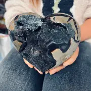 5.17LB Natural Dragon Septarian Geode Quartz Cluster Crystal egg Healing 2350g