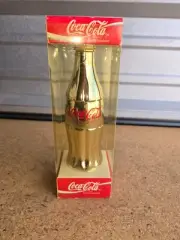 Coca-Cola Coke Rare Vintage 1994 Gold Plated Commemorative Contour Bottle In Box