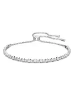 Swarovski Matrix Slider Bracelet in Rhodium Plated