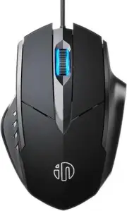 USB Computer Mouse Wired, Silent Click Corded Mouse 3-Button Wired Optical