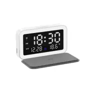 Multifunctional Fast Wireless Charging Bedside Digital Alarm Clock
