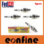 4 Pcs FedHQ Spark Plug For Honda Motorcycle CB350F1 350 Four 1972 1973 1974