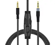 Headset Extension Cord Audio Aux-Cable for HyperX Cloud Gaming Headset Replacement Cable Reliable-Performance Quality - With switch