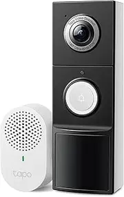 Tapo TP-Link D235 Wi-Fi Security Camera, 2K HD Resolution, 360 Degree Rotation with Tilt, Color Night Vision, Two-Way Audio, Motion Detection, IP65 Waterproof