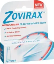 Zovirax 2g tube cold sore cream