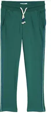 NWT Mini Boden Boys Essential 100% Cotton Sweatpants Forest Green size 5 5y