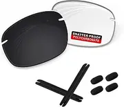 [iLikeo] PRO+ Polycarbonate Replacement Lenses & Rubber Kits for Maui Jim Breakwall MJ422 Sunglasses