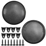2Pcs 12 inch Speaker Grill Cover Mesh Car Audio SubWoofer Grille Waffle Grill...