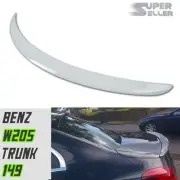 Color #149 Polar White Fit For Mercedes Benz W205 4D A Type Trunk Spoiler