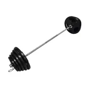 167KG Total - 180cm OLYMPIC BARBELL BAR WEIGHT SET - A PAIR FREE SPRING COLLAR