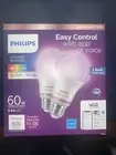 Philips Smart Wi-Fi Connected LED 60W A19 Light Bulb 2 Pack