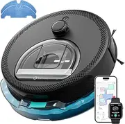 [LEFANT] M330 Pro Robot Vacuum Cleaner and Mop, dToF Navigation, Customized Cleaning, 3-Floor Mapping, 150 mins, 5000Pa, Upgraded PSD 190° Obstacle Avoidance Technology, 2.4&5G WiFi, Pet Hair & Carpets