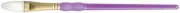 Crafter's Choice White Taklon Oval Wash Brush-1/2" Width R9959-1/2