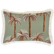 Cushion Cover-Coastal Fringe-Oasis Sage-35cm x 50cm