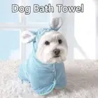 Soft Dog Bath Towel Warm Pet Wash Towels New Puppy Bathrobe for Pet Cleaning