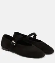 [The Row] The Row Suede ballet flats AU 11 black