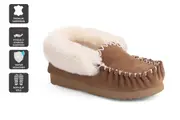 UGG Outback Premium Australian Sheepskin Moccasin Slipper Chestnut