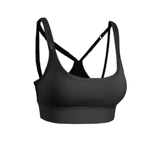 【LOTUS】可調肩帶美背後扣無鋼圈內衣 黑嘉栗 運動內衣 無鋼圈內衣 SPORTS BRA