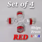 SET OF 4 DIAMOND LED fishing lights, RED, deep drop, swordfish, FREE SHIP, USA