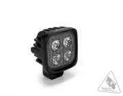 Denali S4 TriOptic LED Light Pod Black Honda CBR500R 2013 - 2018