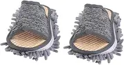 Outanaya Floor Cleaning Slippers Summer Home Slippers Non-Slip Chenille Sole for Indoor Use