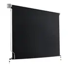 Retractable Straight Drop Roll Down Awning Garden Patio Screen 2.1X2.5M