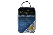 Onkaparinga Diamond Rose Quilted Cotton Pillow Protector Cover White 48x73cm