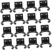 TOGEVAL 4pcs Microphone Holder Wall Mount Hanger Compact Mic Storage Rack for Ktv Hotel Conference Easy Installation Secure Grip Lightweight Design