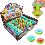 12-Pack Light Up Toys-Spinning Top for Kids,UFO Spinners Tops Party Favors for Kids,Light Up Spinning Toy,Birthday Party Favors for,Goodie Bag Fillers
