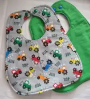 Tractors/Farming Baby Bib