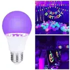 Atmosphere UV Purple Bulb 360 Glow Purple Black Light Bulb Party Supplies