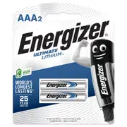 Energizer Ultimate Lithium Aaa Batteries 2 Pack