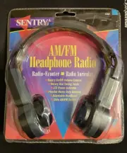 Vintage Sentry AM/FM Headphone Sports Radio R2004 New In Package
