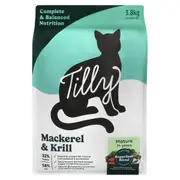 Tilly Mature Mackerel & Krill Dry Cat Food 3.8kg