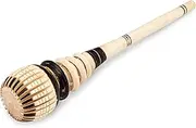 CHAMPS Artisanal Mexican Molinillo 12.5-Inch | Mexican Hot Chocolate Mixer | Molinillo de Chocolate de Madera | Wood Stirrer Whisk | Handmade Premium Mexican Wooden Whisk