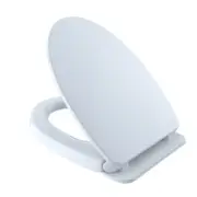 TOTO SS124#01 SoftClose Slow Close Elongated Toilet Seat & Lid - Cotton Wht New