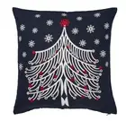 IKEA VINTERFINT Pillow Cushion Cover 50x50 cm, 20x20" Christmas Tree Blue 2024