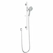 Ikon Kara Chrome Hand held Sliding Shower Rail