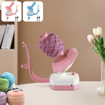 Automatic Yarn Ball Winder Plastic Electric Wool Winder Auto Yarn Cake qiGMn