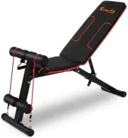 Everfit Weight Bench Adjustable Incline FID Press Weights Exercise Equipment