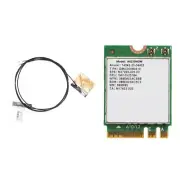 AX210NGW WiFi Card+Antenna WIFI 6E Bluetooth 5.2 2.4Ghz 5Ghz 3000Mbps M.2 9204