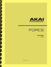 Akai Force Production Controller USER GUIDE V3.0.5 OWNER'S MANUAL
