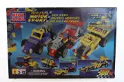 Mega Bloks Build & Race Motor Sport HOT RODS 9811 New NIP