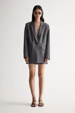 Colette Blazer Slate Size 12 | Elka Collective