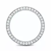 26MM 1CT Bead Set Diamond Bezel Double Cut Bezel For Rolex 176200, 176210, 17623