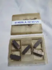 Qty.5 Valenite B14620L.A Grade D.2-VC125 Carbide Inserts (B2)